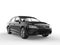 Black Volkswagen Passat 2018 - 2021 model - front view