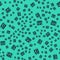 Black Washer icon isolated seamless pattern on green background. Washing machine icon. Clothes washer - laundry machine