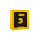 Black Washer icon isolated on transparent background. Washing machine icon. Clothes washer - laundry machine. Home