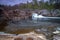 Black Water Falls, a set of impressive cascades in Torridon, Scotland.