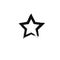 Black watercolor star icon.