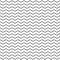 Black Wavy Line Seamless Pattern