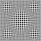 Black and white abstract dotted seamless pattern. Texture with spheres, billowy dots for your designs.