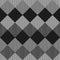 Black and white abstract simple checker striped geometric seamless pattern, vector
