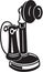 Black and White Antique Telephone Illustration