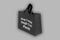 Black and White Bag, Non woven eco friendly Fabric Shopping Bag. Stop Using Single Use Plastic Bag