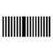 black and white barcode for logo
