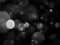Black and white bokeh abstract background and wallpaper