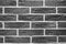 Black and white Brick wall background