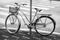 Black and white Bycicle