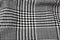 Black and white cage fabric or cloth textile