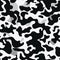 Black and white camouflage print, seamless pattern