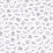 Black and white carnival seamless pattern