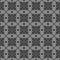Black and white checked allover seamless pattern.