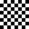 Black and White Checker Pattern