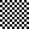 Black and white checkered seamless pattern. Endless background. Racing flag texture