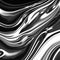 Black and white chrome contrasting abstract background. Liquid texture of oil and bezin