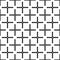 Black And White Circles Geometric Seamless Pattern Repeated Design