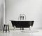 Black and white classic bathtub
