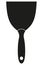 Black and white construction spatula silhouette