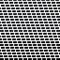 black and white continues pattern simple block like bricks Wall