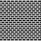 black and white continues pattern simple block like bricks Wall