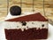 Black & white cookie and cream chocolate cake