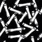 Black And White Crayons Fashion Background Seamless