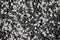 Black and white crushed gravel texture