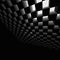 Black and white cubes abstract background