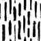 Black and white dry paint brush stokes abstract seamless pattern