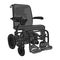Black and white electric wheelchair vector illustration sketch d