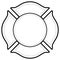 Black And White Firefighter Logo