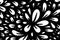 Black and white flower printed cloth for background