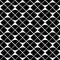 Black and white geometric abstract seamless pattern, vector cont