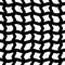 Black and white geometric mesh seamless pattern