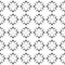 Black and white geometric seamless pattern. Hand d