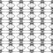 Black and white geometric seamless pattern. Hand d