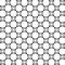 Black and white geometric seamless pattern with line and circle,