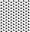 Black and white geometric seamless pattern with zigzag line and