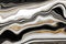 Black and white gold veined marble texture. Abstract agate ripple background.