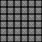 Black and white granny square crochet blanket seamless pattern, vector