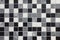 Black, white and gray mosaic tiles