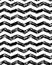 Black and white grunge chevron geometric seamless pattern, vector