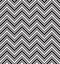 Black and white herringbone chevron fabric seamless pattern, vector
