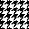 Black and white houndstooth pattern