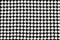 Black and white houndstooth pattern.