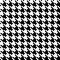 Black and white houndstooth seamless pattern