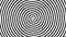 Black and white hypnotic spiral illusion background, 4K video