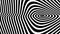 Black and white hypnotic spiral illusion background, 4K video